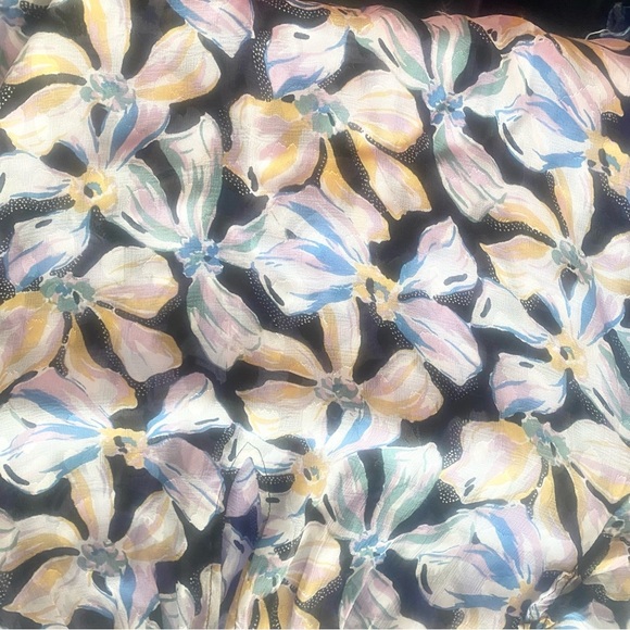 Rebecca Taylor Bow‎ Fluer Silk Top in Black Combo Size Medium - Picture 8 of 8